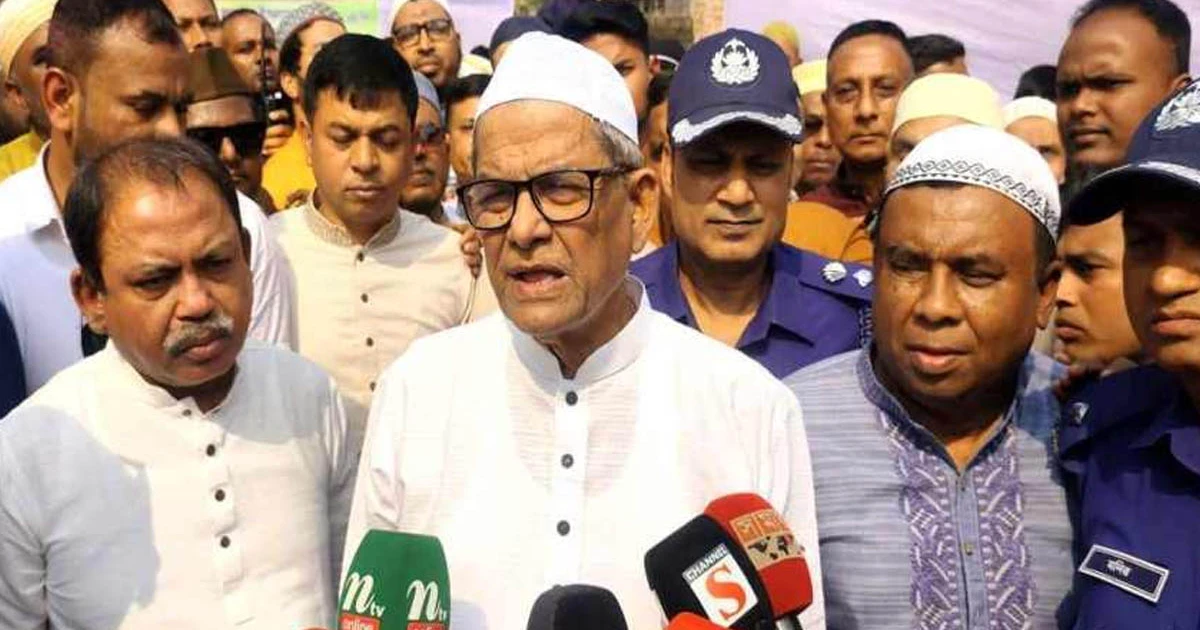 যথা সময়ে স্থানীয় সরকার নির্বাচন অনুষ্ঠিত হবে: মির্জা ফখরুল
