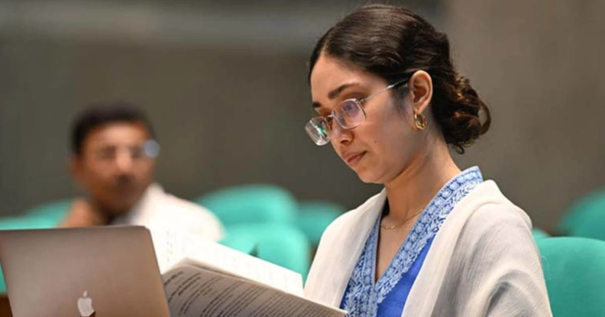 সংসদের ভিভিআইপি গ্যালারিতে ব্যারিস্টার জাইমা রহমান