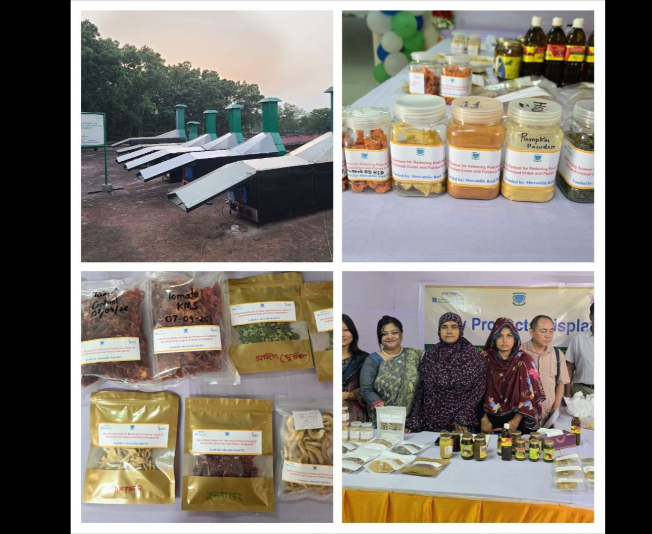 ফল, সবজি ও মাছ সংরক্ষণে সাশ্রয়ী প্রযুক্তি বিএইউ-এডিআই হাইব্রিড ড্রায়ার