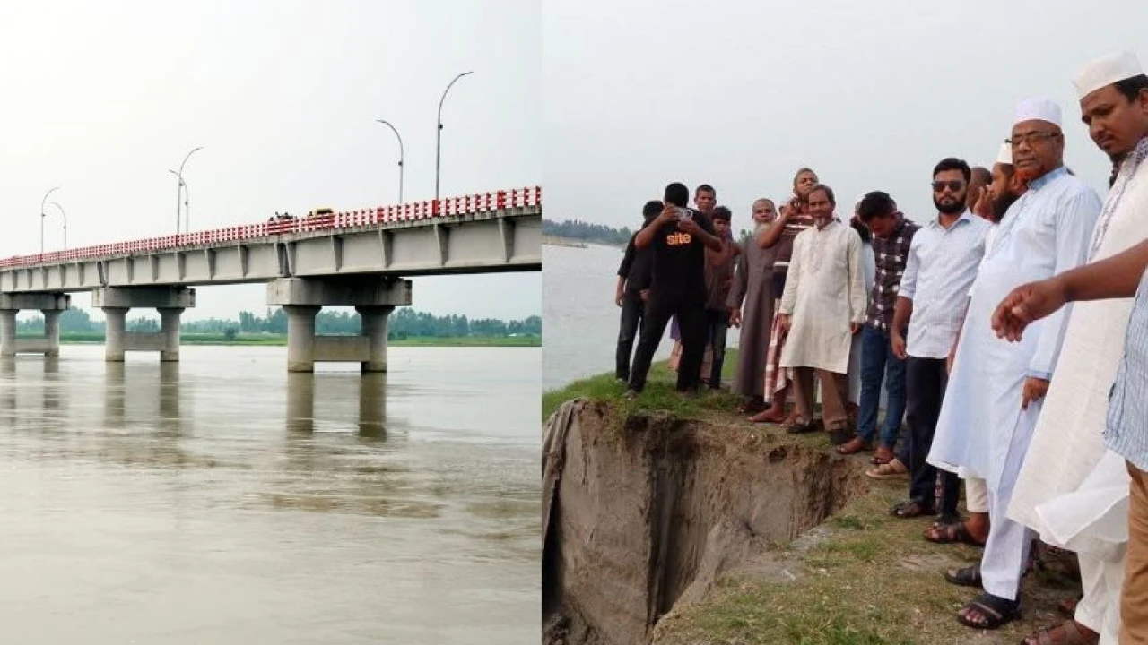 তিস্তায় বন্যার পানি টান ধরলেও বাড়ছে ভাঙন, ঝুঁকিতে সড়ক ও সেতু রক্ষা বাঁধ