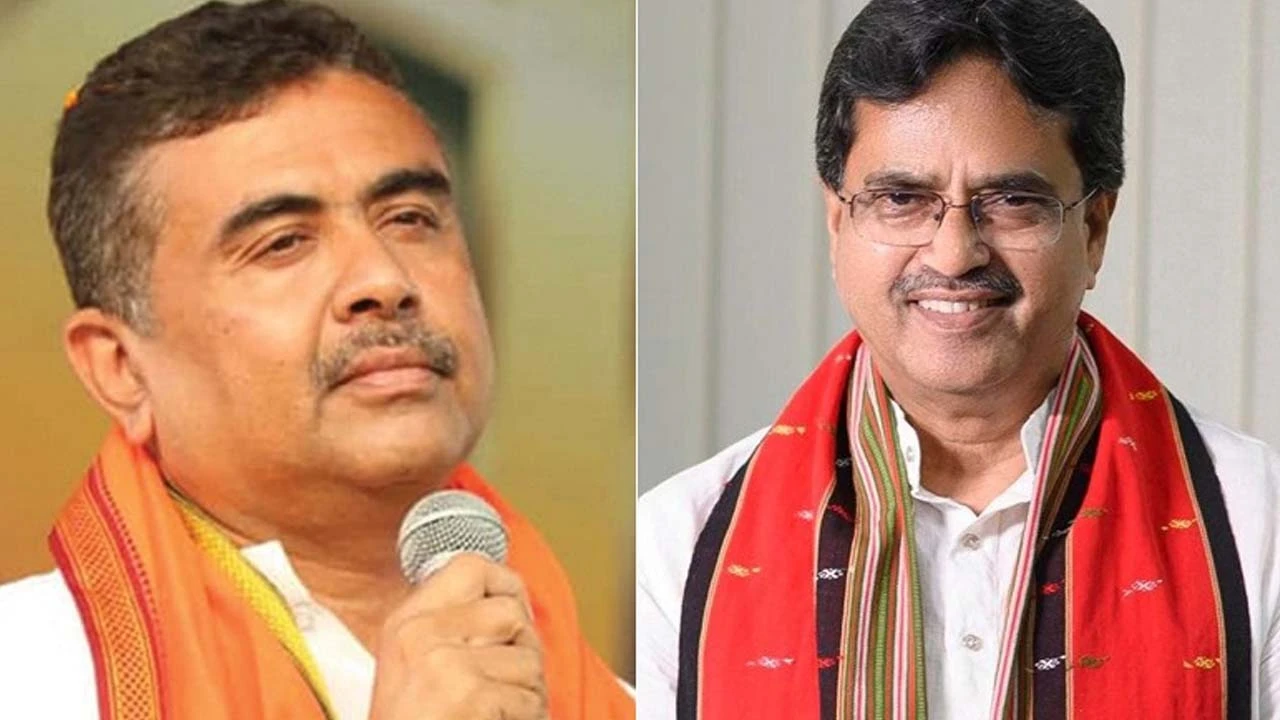 শুভেন্দু ও মানিক সাহাকে আম উপহার বাংলাদেশের