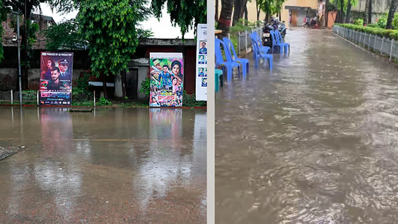 বৃষ্টিতে অচল এফডিসির শুটিং ফ্লোর
